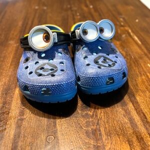 Kids Minions Crocs Size 11c… Gently Worn